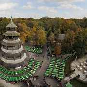 Internationaler Klima-Aktionstag am 24.10.2009, Aktion am Chinesischen Turm in München